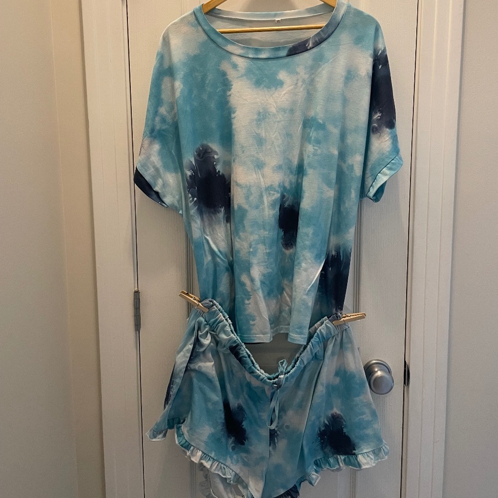 Matching Set Tie Dye Pajamas